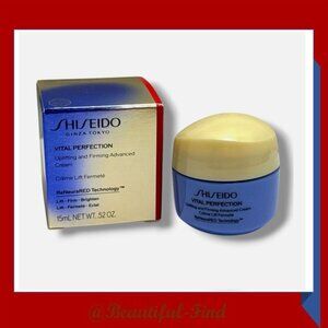 Shiseido Vital Perfection Uplifting and Firming Cream 15ml NIB